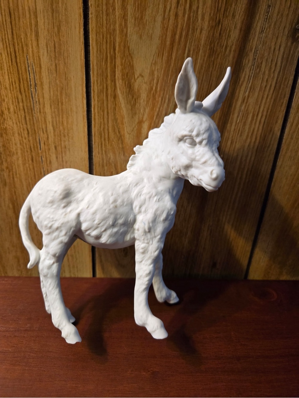 Vintage Kaiser W Germany Bisque Porcelain Donkey Figurine